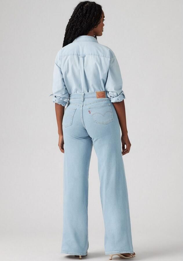 Levi's Flared Bootcut Levis 318 Shaping Wide Leg Tall Glass Of Water - Foto 2