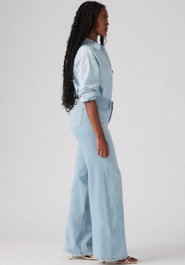 Levi's Flared Bootcut Levis 318 Shaping Wide Leg Tall Glass Of Water - Foto 3