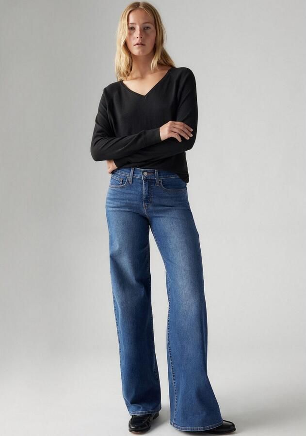 Levi's 300 Shaping wide leg jeans in 5-pocketmodel model '318' - Foto 7