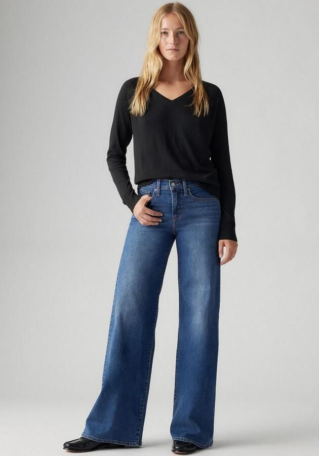 Levi's 300 Shaping wide leg jeans in 5-pocketmodel model '318' - Foto 3