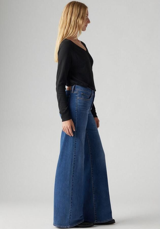 Levi's 300 Shaping wide leg jeans in 5-pocketmodel model '318' - Foto 4