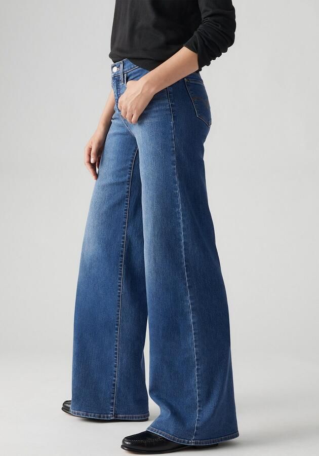Levi's 300 Shaping wide leg jeans in 5-pocketmodel model '318' - Foto 5