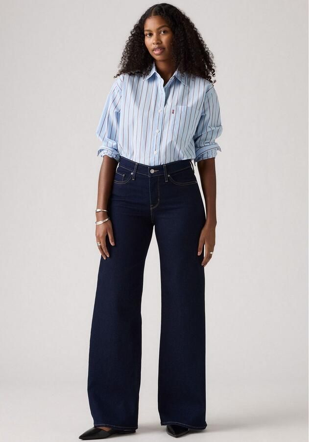 Levi's 300 Wide leg jeans van katoenmix in 5-pocketmodel - Foto 4
