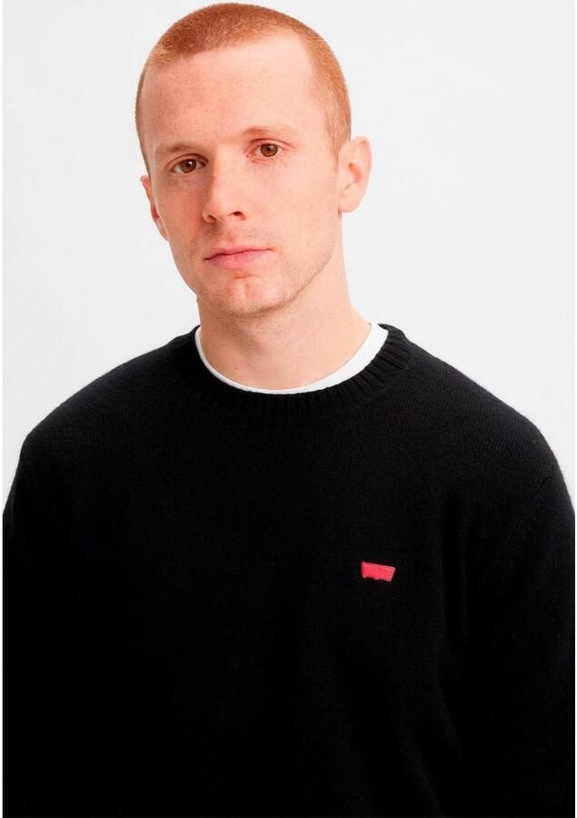 Levi's Wollen trui ORIGINAL HM SWEATER in klassieke ronde halsvorm - Foto 3
