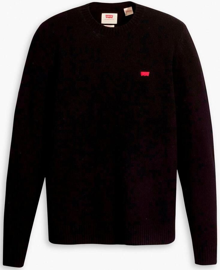 Levi's Wollen trui ORIGINAL HM SWEATER in klassieke ronde halsvorm