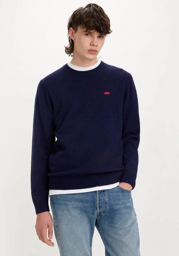 Levi's Wollen trui ORIGINAL HM SWEATER in klassieke ronde halsvorm - Foto 8