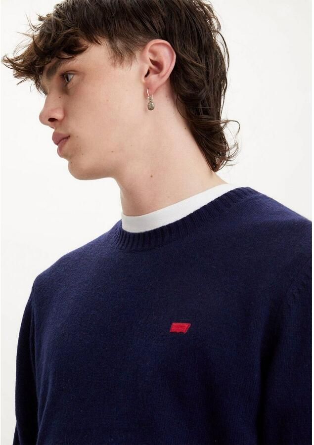 Levi's Wollen trui ORIGINAL HM SWEATER in klassieke ronde halsvorm - Foto 5