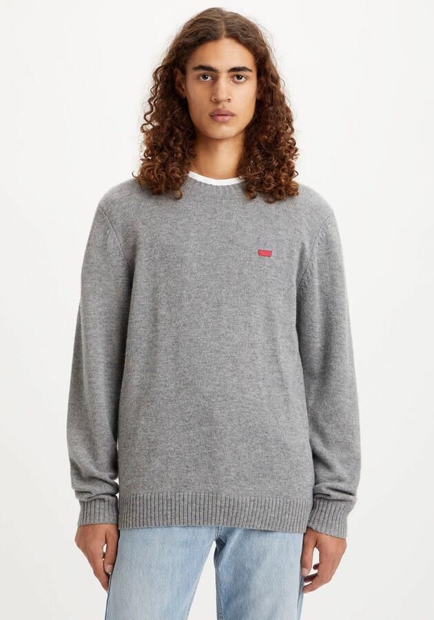 Levi's Wollen trui ORIGINAL HM SWEATER in klassieke ronde halsvorm - Foto 7