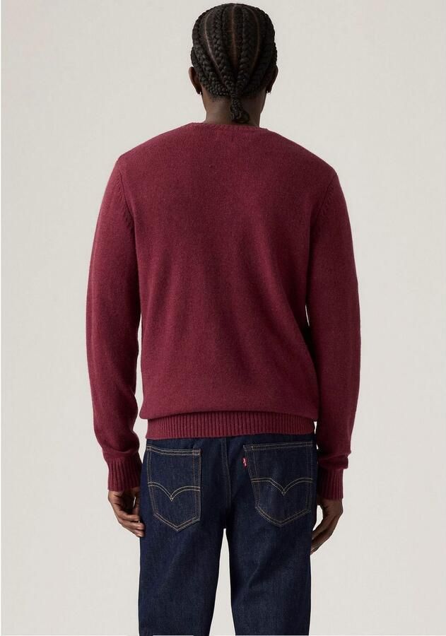 Levi's Wollen trui ORIGINAL HM SWEATER in klassieke ronde halsvorm - Foto 4