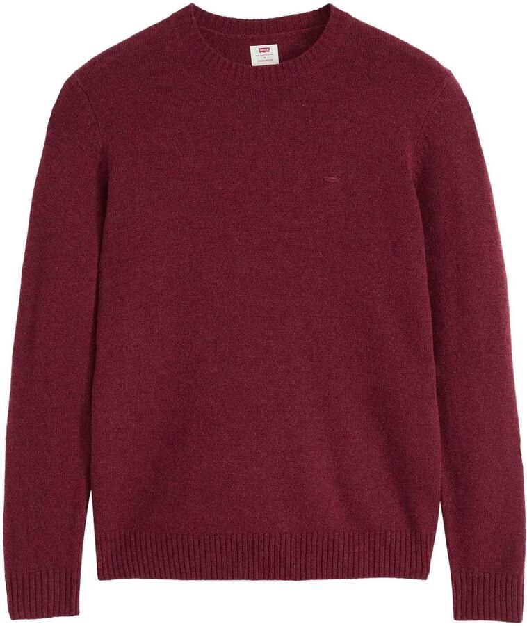 Levi's Wollen trui ORIGINAL HM SWEATER in klassieke ronde halsvorm