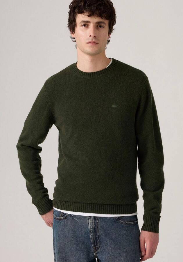 Levi's Wollen trui ORIGINAL HM SWEATER in klassieke ronde halsvorm - Foto 6