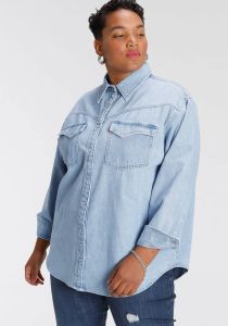 Levi s Plus SIZE jeansoverhemd met labeldetails model 'DORSEY'