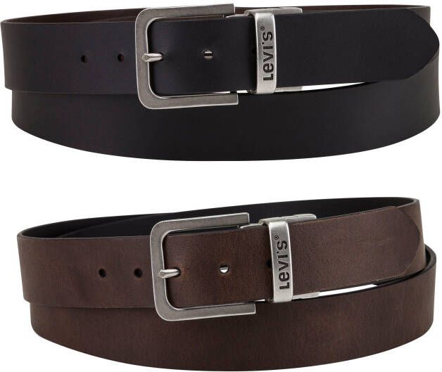 Levi's Plus Levi's Plus Leren riem CORE tweezijdig te dragen riem (BIG & TALL) REVERSIBLE CORE