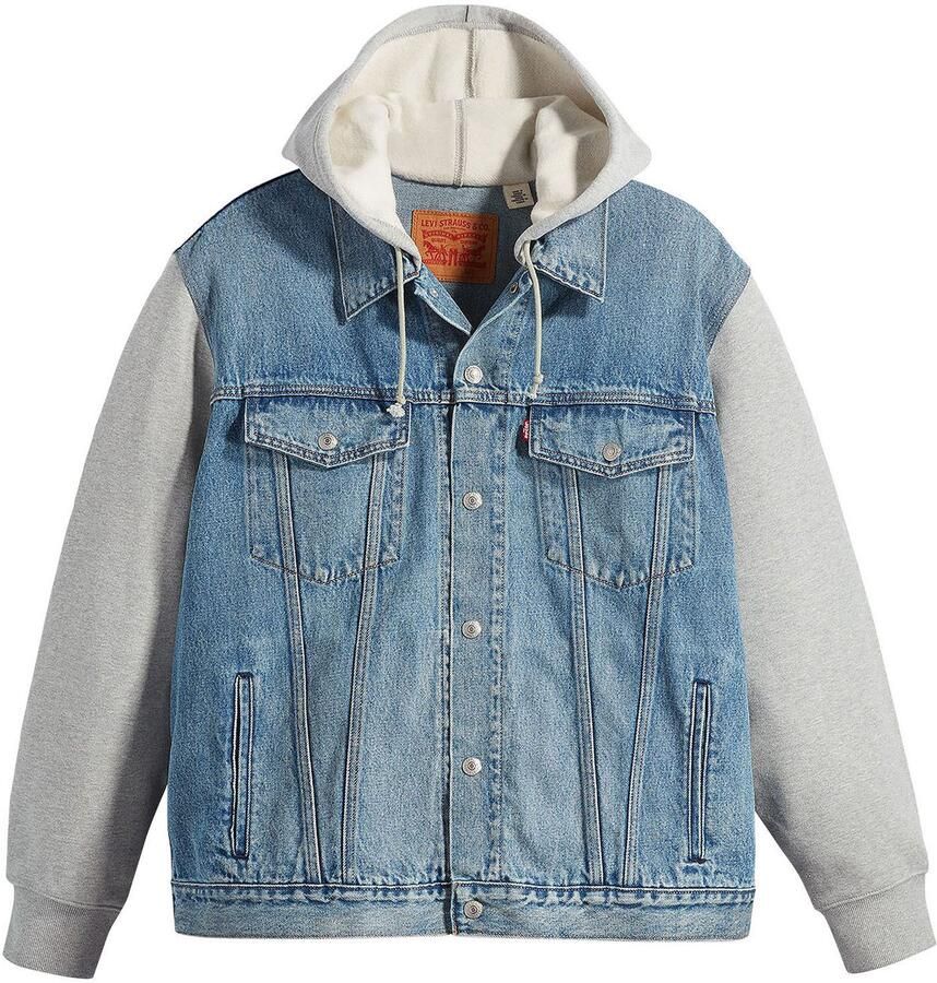 Levi's Plus Levi's Plus Hybride jas met sweat capuchon en mouwen