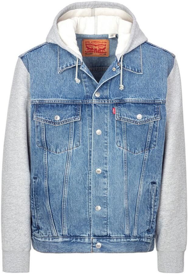 Levi's Plus Levi's Plus Hybride jas met sweat capuchon en mouwen - Foto 3