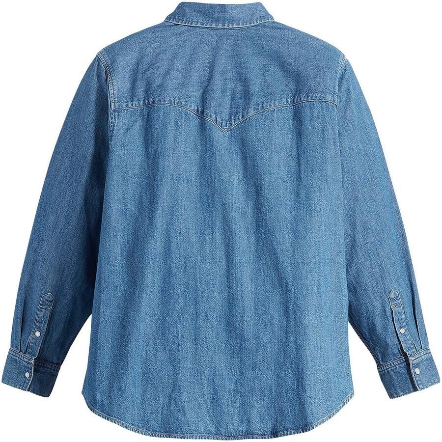 Levi's Plus Levi's Plus Jeans blouse ESSENTIAL WESTERN met twee borstzakken en drukknopen