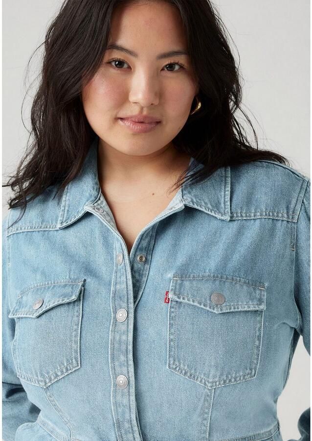 Levi's Plus Levi's Plus Jeans jurk van klassieke katoen-denim