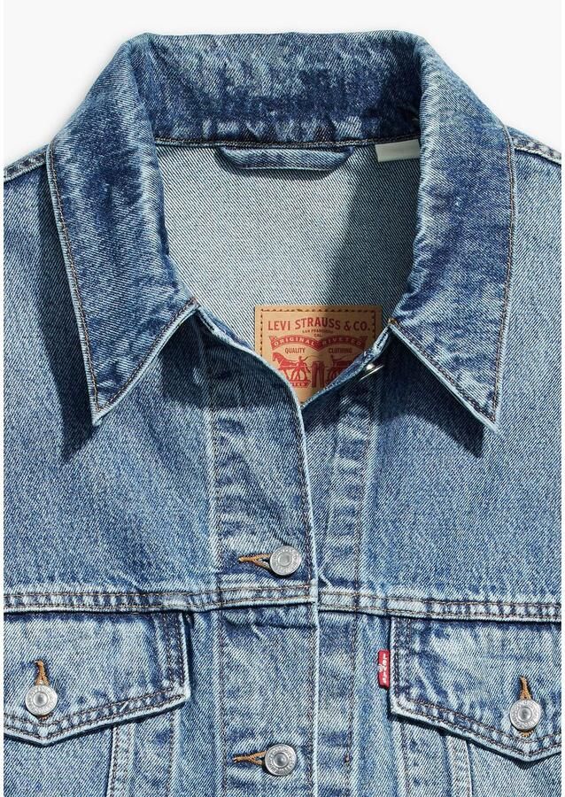 Levi's Plus Levi's Plus Jeansjack TRUCKER in lichte used-wassing - Foto 2