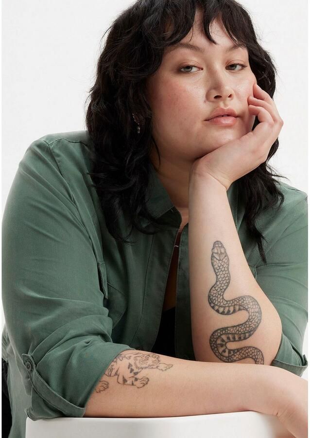 Levi's Plus Levi's Plus Overhemdblouse DOREEN UTILITY SHIRT aangenaam luchtig en licht - Foto 2