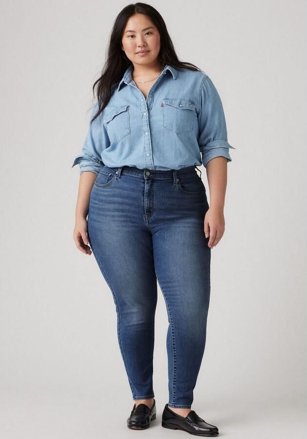 Levi's Plus Levi's Plus Skinny fit jeans 721 PL HI RISE SKINNY zeer nauwsluitende snit