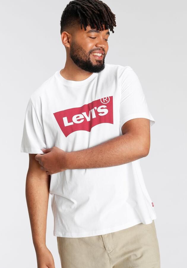 Levi s Big & Tall PLUS SIZE standard fit T-shirt met labelprint - Foto 7