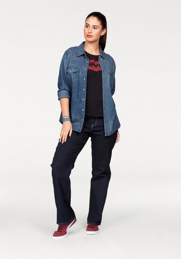 Levi's Plus Levi's Plus T-shirt Perfect Tee met batwing-logo - Foto 8