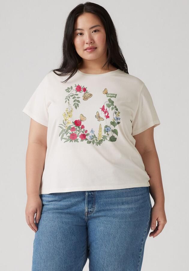 Levi's Plus Levi's Plus T-shirt Perfect Tee met gebloemd batwing-logo - Foto 2