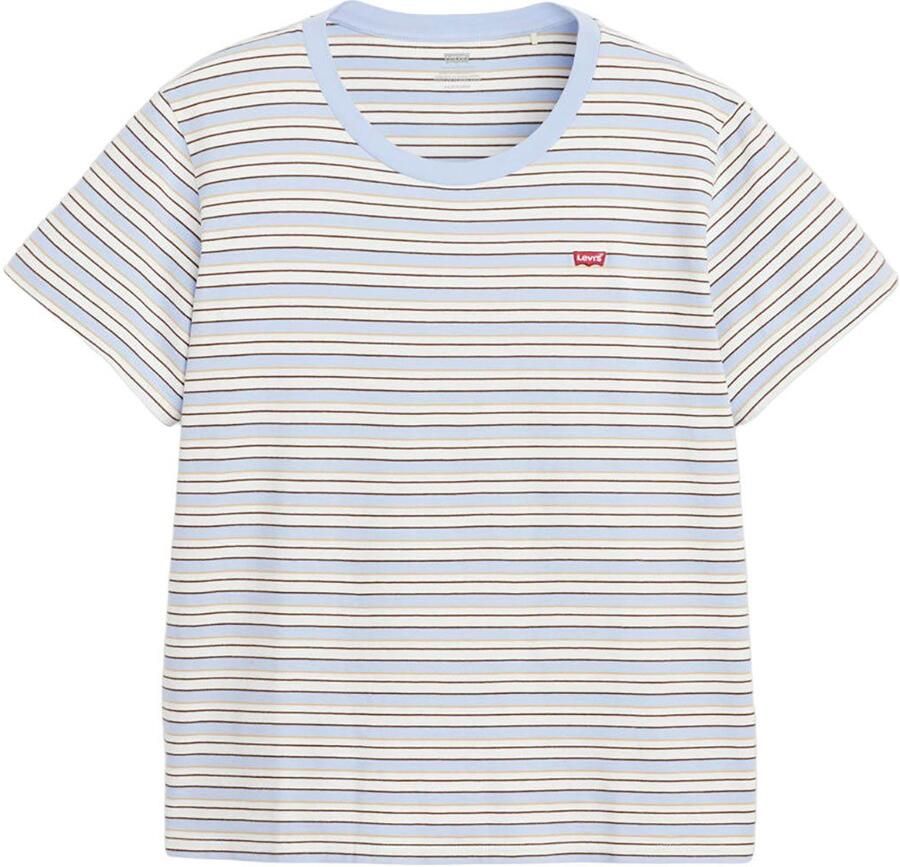 Levi's Plus Levi's Plus T-shirt PL THE PERFECT in streepdesign - Foto 2