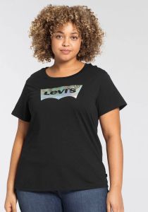 Levi's Plus Levi's Plus Shirt met korte mouwen PL PERFECT TEE met glanzend batwing-logo