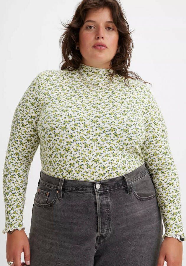 Levi's Plus Levi's Plus Shirt met lange mouwen FLORA MOCKNECK met opstaande kraag
