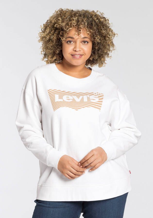 Levi's Plus Levi's Plus Sweatshirt PL GRAFIK STANDARD CREW Met verlaagde schoudernaden