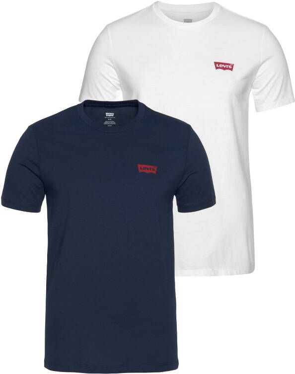 Levi's Shirt met korte mouwen met logo op borsthoogte