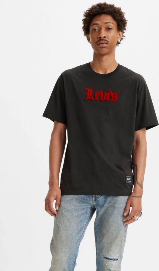 Levi's Shirt met ronde hals RELAXED FIT TEE met geborduurd logo