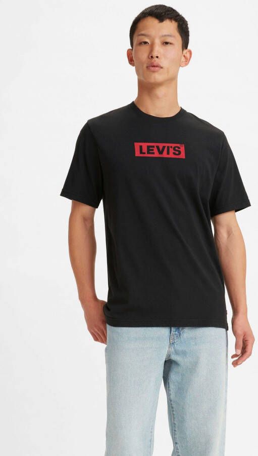 Levi's Shirt met ronde hals RELAXED FIT TEE met logoprint voor