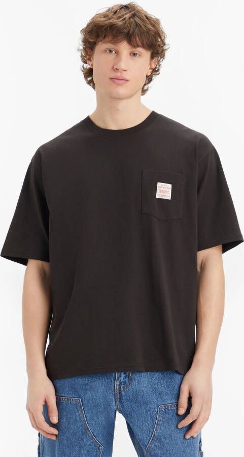 Levi's Oversized T-shirt met borstzak model 'WORKWEAR'