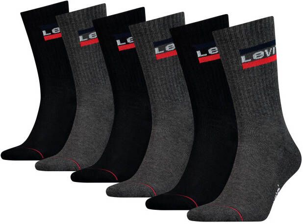 Levi's Sokken met brede logoband (6 paar Set van 6)