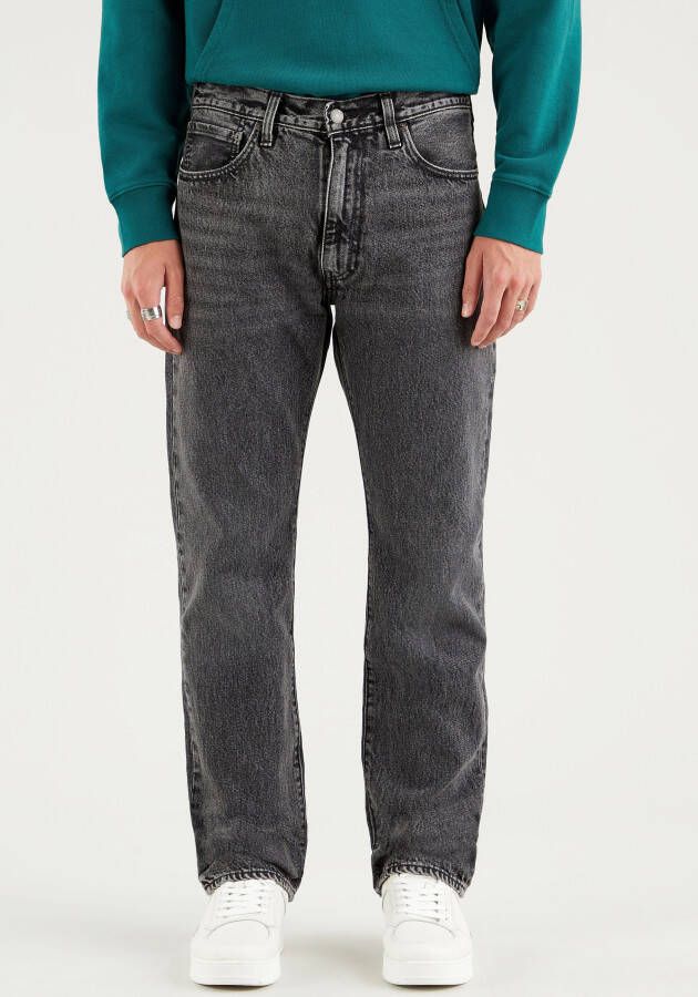 Levi's Straight jeans 551Z AUTHENTIC met leren badge
