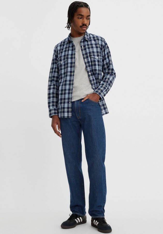 Levi's Straight jeans 551Z AUTHENTIC met leren badge