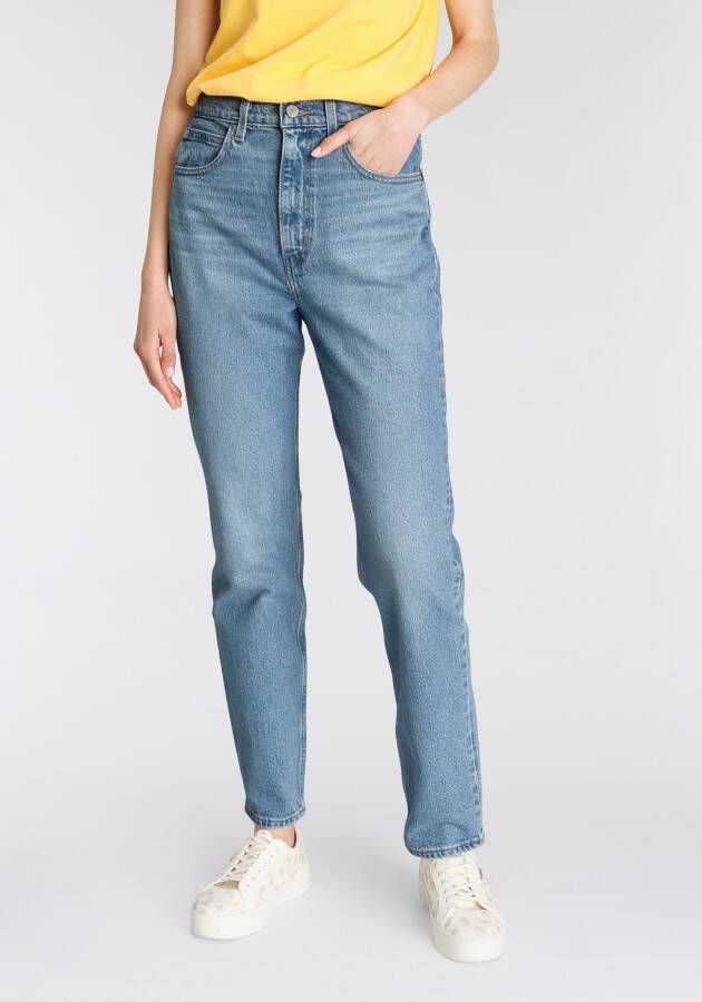 Levi's Straight jeans 70S HIGH SLIM STRAIGHT Met verborgen knoopsluiting