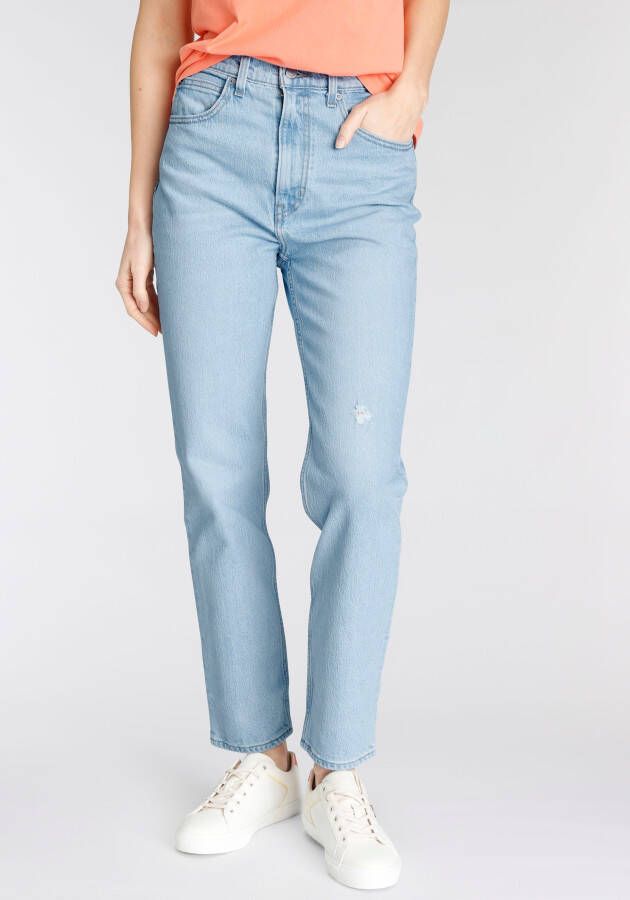 Levi's Straight jeans 70S HIGH SLIM STRAIGHT Met verborgen knoopsluiting