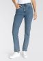 Levi's 724 high waist straight fit jeans medium blue denim - Thumbnail 2