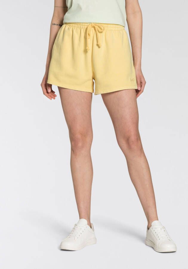 Levi's Dames shorts snack sweatshort a1907-0001 Geel Dames