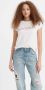 Levi's Stijlvol Logo T-shirt in wit katoen White Dames - Thumbnail 9