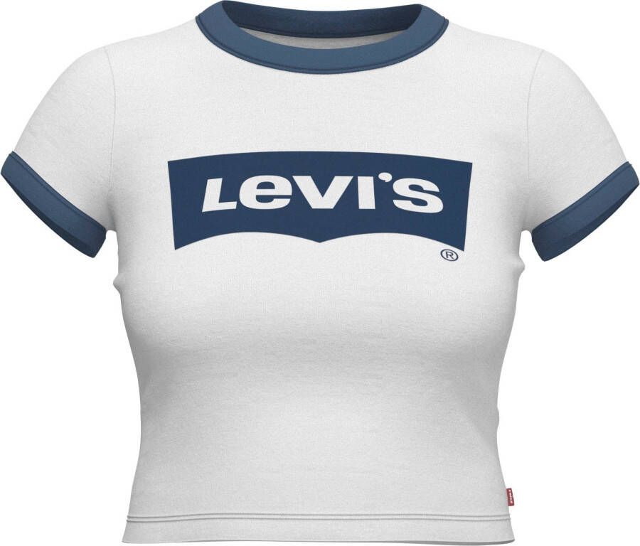 Levi's T-shirt Korte Mouw Levis GRAPHIC RINGER MINI TEE