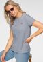 Levi's Grijs Logo Print T-Shirt Casual Elegance Gray Dames - Thumbnail 4