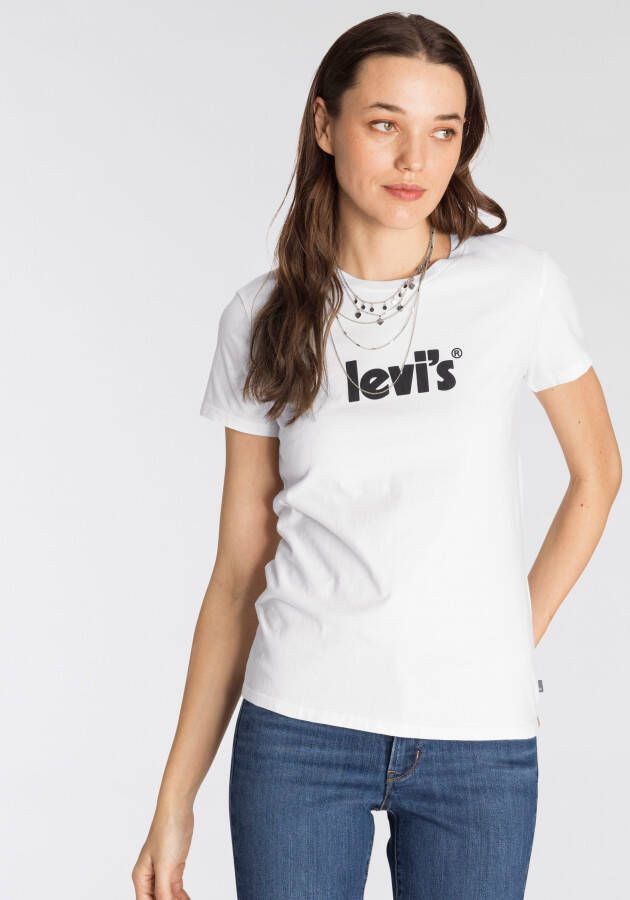 Levi's T-shirt The Perfect Tee Met merkopschrift