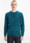 Levi's gemêleerde trui met wol groen blauw - Thumbnail 2