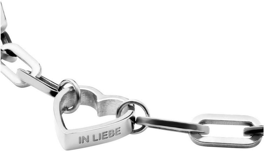 Liebeskind Berlin Armband Sieraad cadeau roestvrijstalen armband hart LJ-0343-B-20 LJ-0344-B-20 - Foto 2