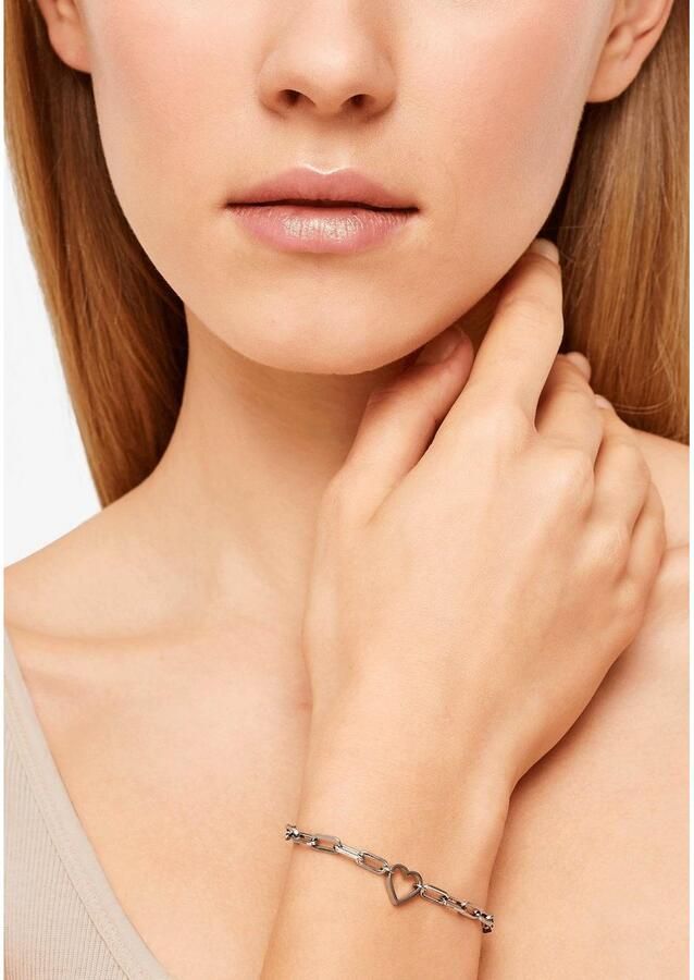 Liebeskind Berlin Armband Sieraad cadeau roestvrijstalen armband hart LJ-0343-B-20 LJ-0344-B-20