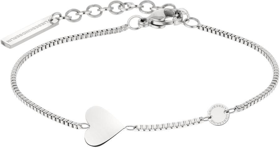 Liebeskind Berlin Armband Sieraad cadeau roestvrijstalen armband hart LJ-0509-B-20 LJ-0510-B-20